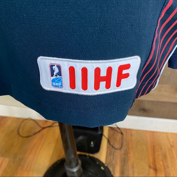 Rare Vintage 90s Blue Nike Team USA Hockey Jersey - Picture 5 of 7